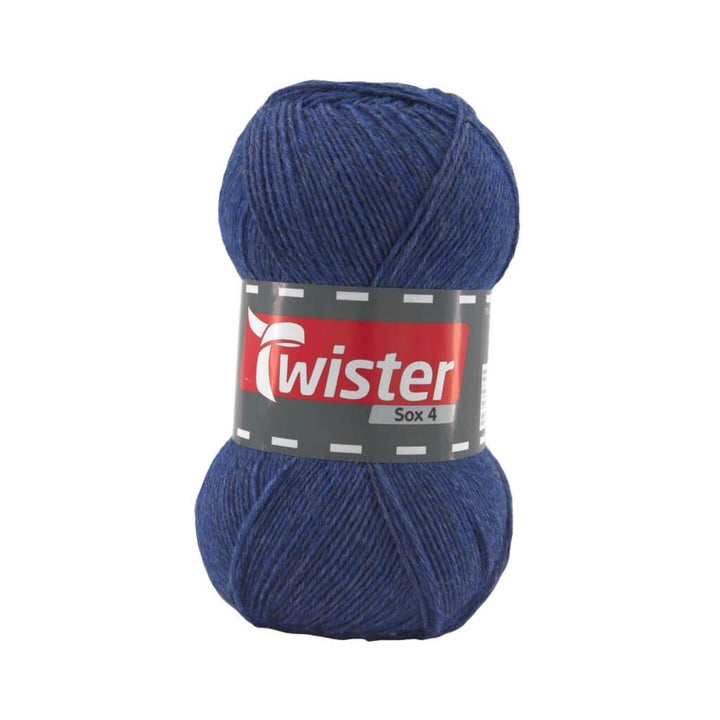 Twister Sox 100g Uni - Sockenwolle, Farbe 54 Jeans – Polyamid und Schurwolle bei Lieblingsgarn