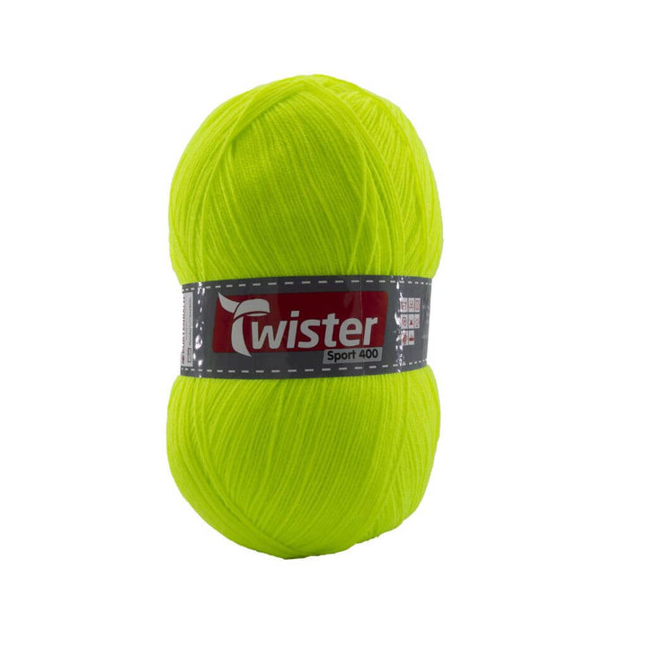 Twister Sport 400, Farbe neongelb – Polyacryl bei Lieblingsgarn