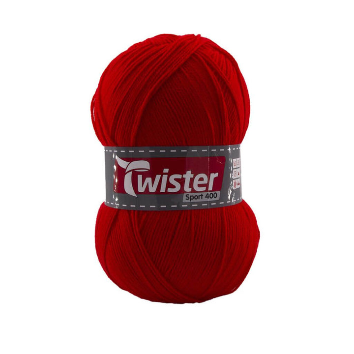 Twister Sport 400, Farbe rot – Polyacryl bei Lieblingsgarn