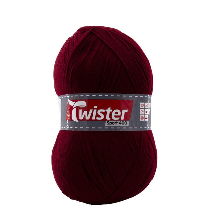 Twister Sport 400, Farbe weinrot – Polyacryl bei Lieblingsgarn