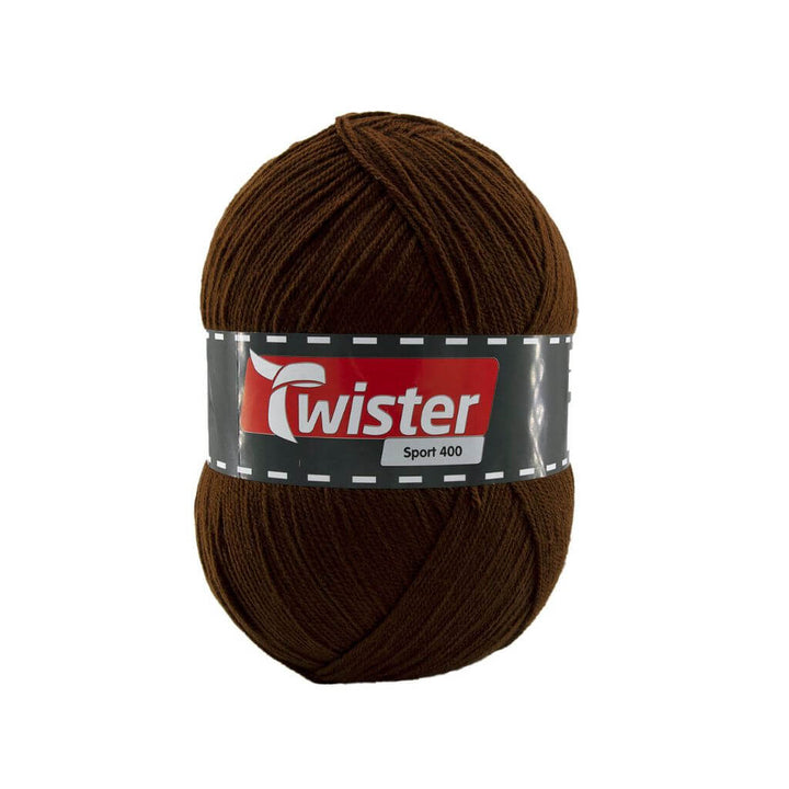 Twister Sport 400, Farbe braun – Polyacryl bei Lieblingsgarn