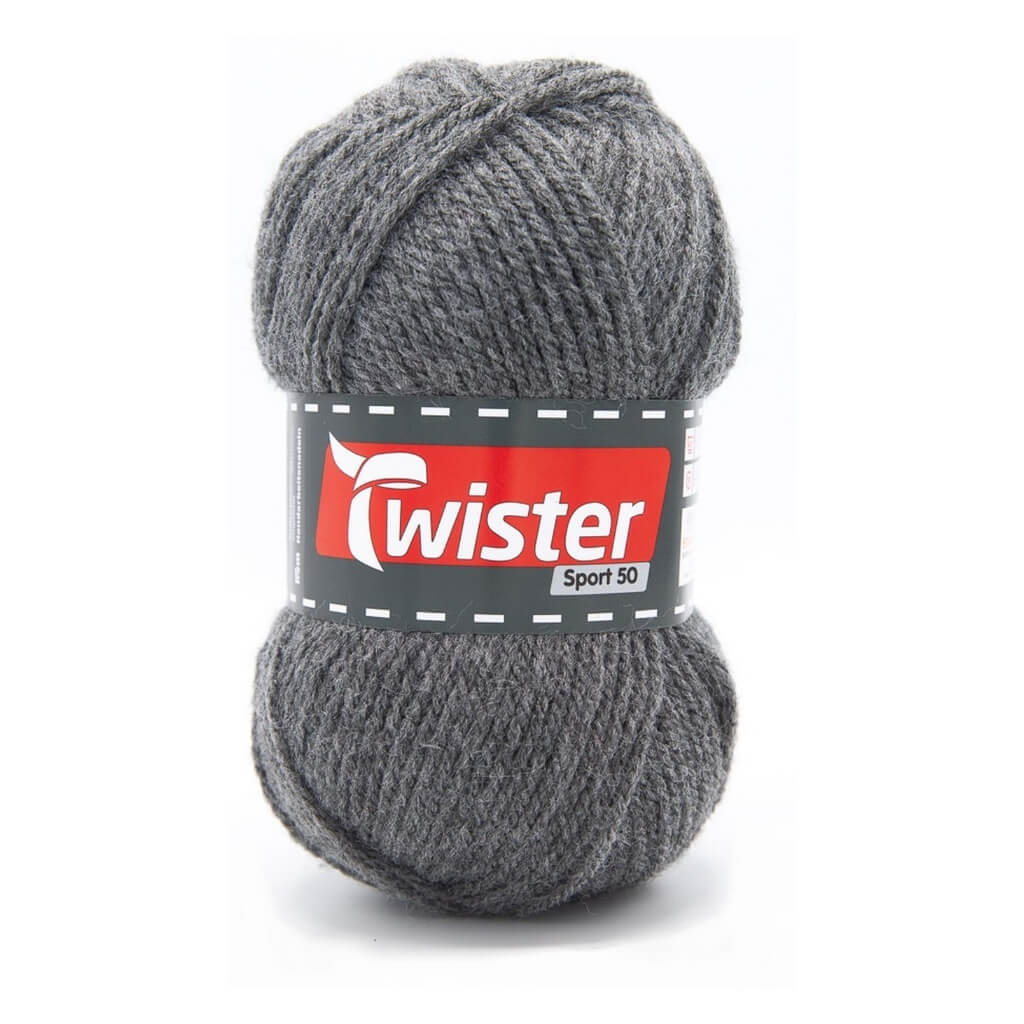 Twister Sport 50, Farbe 19 Anthrazit – Polyacryl bei Lieblingsgarn