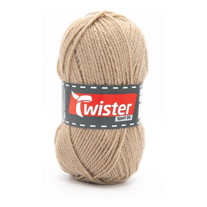 Twister Sport 50, Farbe 83 Beige – Polyacryl bei Lieblingsgarn