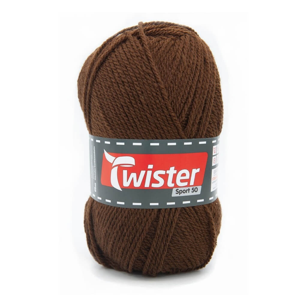 Twister Sport 50, Farbe 88 Braun – Polyacryl bei Lieblingsgarn