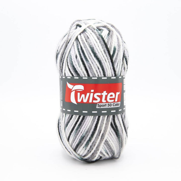 Twister Sport 50 Color, Farbe 10 Grau/Anthrazit – Polyacryl bei Lieblingsgarn
