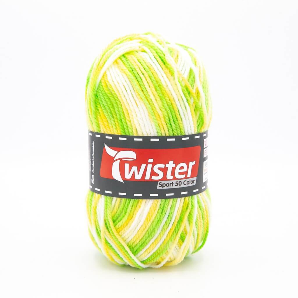 Twister Sport 50 Color, Farbe 13 Neongelb/Grün – Polyacryl bei Lieblingsgarn