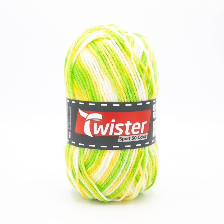 Twister Sport 50 Color, Farbe 13 Neongelb/Grün – Polyacryl bei Lieblingsgarn