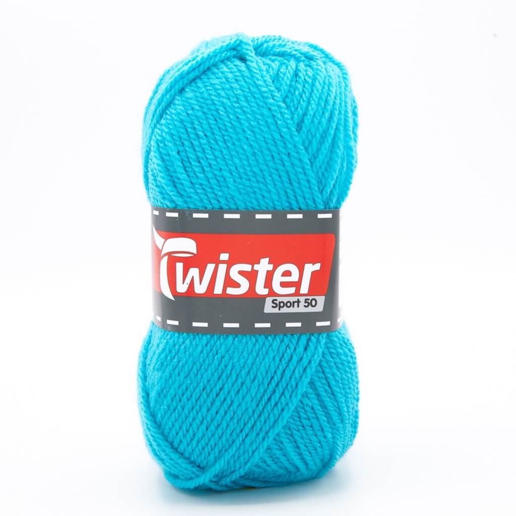Twister Sport 50, Farbe 62 D Türkis – Polyacryl bei Lieblingsgarn