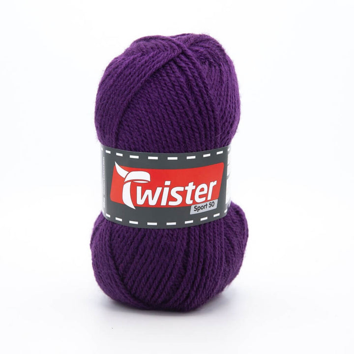 Twister Sport 50, Farbe 49 Lila – Polyacryl bei Lieblingsgarn