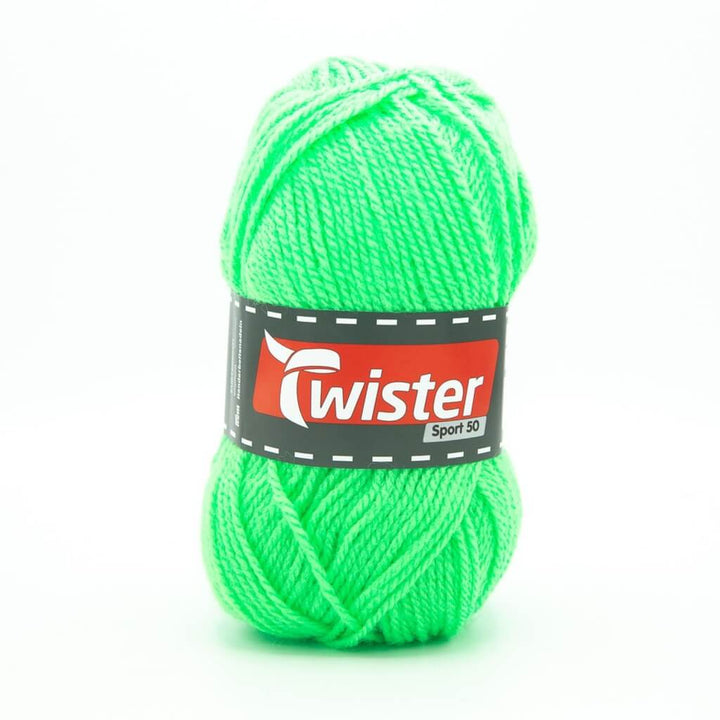 Twister Sport 50, Farbe 73 Neongrün – Polyacryl bei Lieblingsgarn