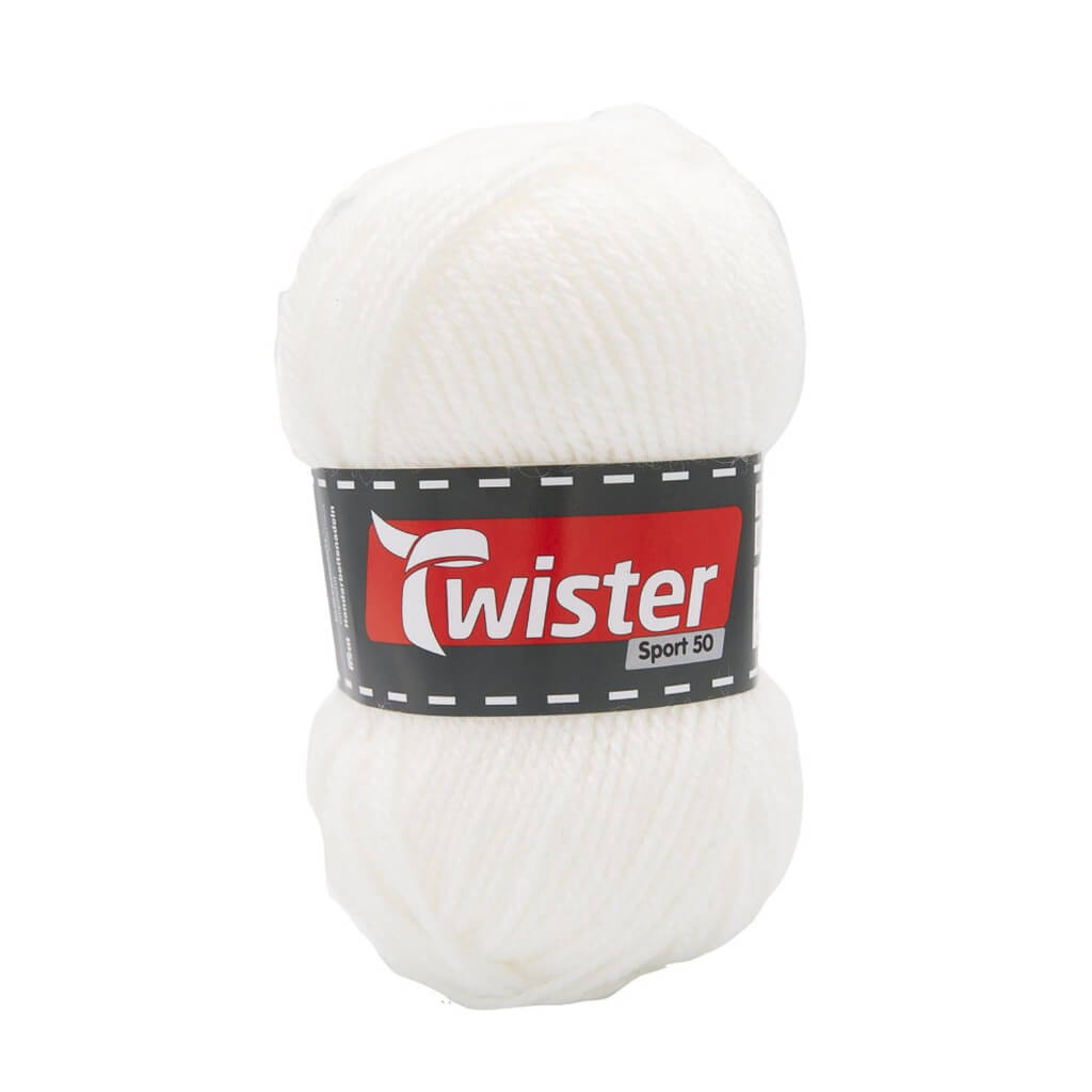 Twister Sport 50, Farbe 10 Weiss – Polyacryl bei Lieblingsgarn