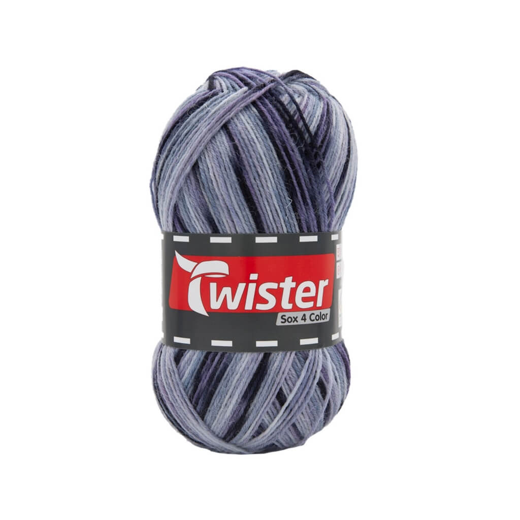 Twister Sox Color, Farbe 114 Bleu Multi – Polyamid und Schurwolle bei Lieblingsgarn