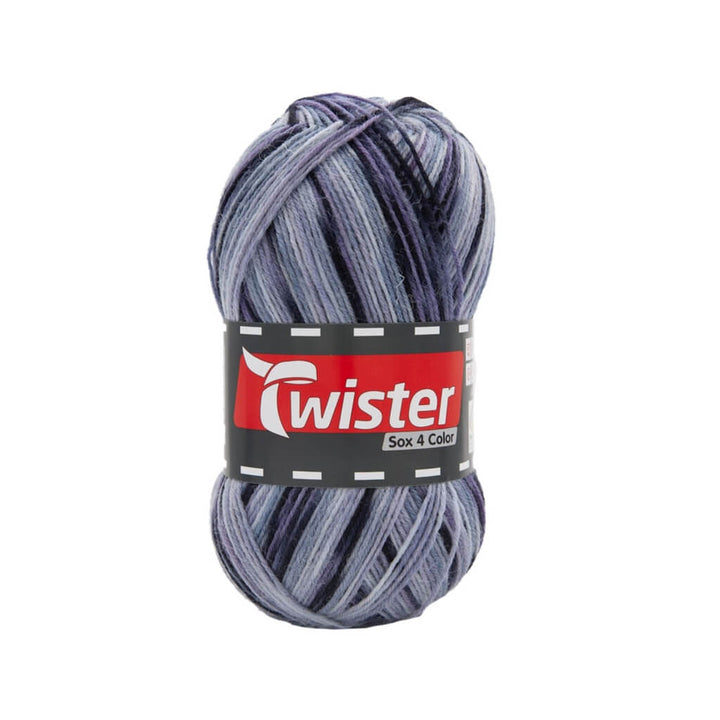 Twister Sox Color, Farbe 114 Bleu Multi – Polyamid und Schurwolle bei Lieblingsgarn