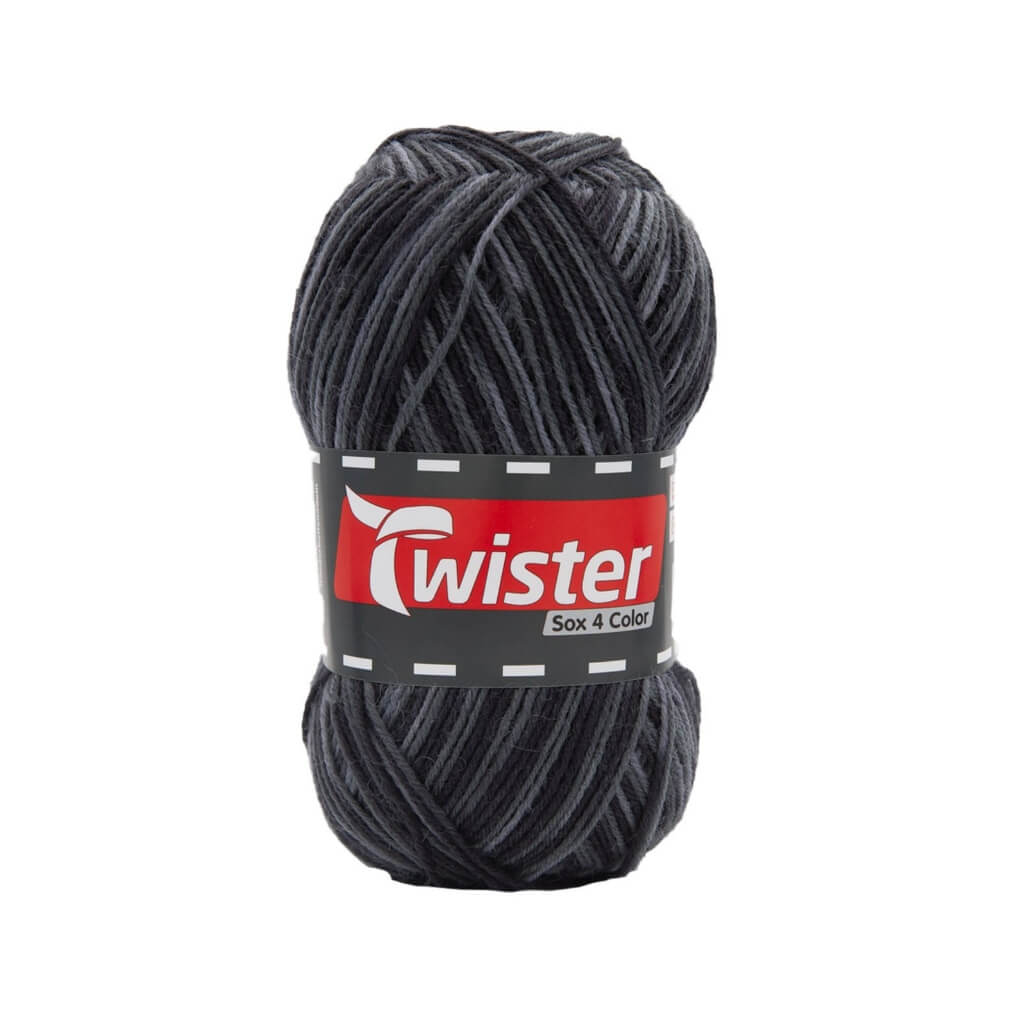 Twister Sox Color, Farbe 115 Grau Multi – Polyamid und Schurwolle bei Lieblingsgarn