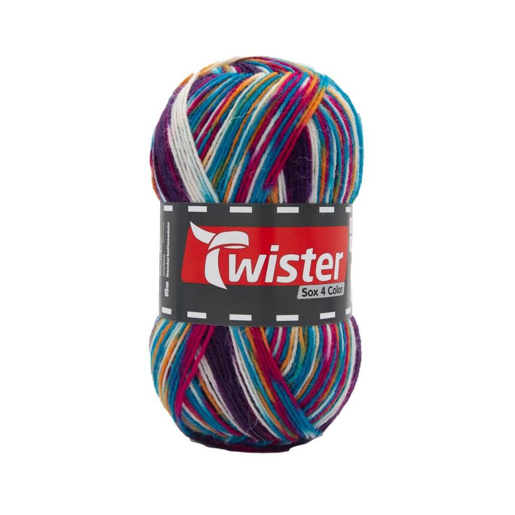 Twister Sox Color, Farbe 125 Pink Multi – Polyamid und Schurwolle bei Lieblingsgarn