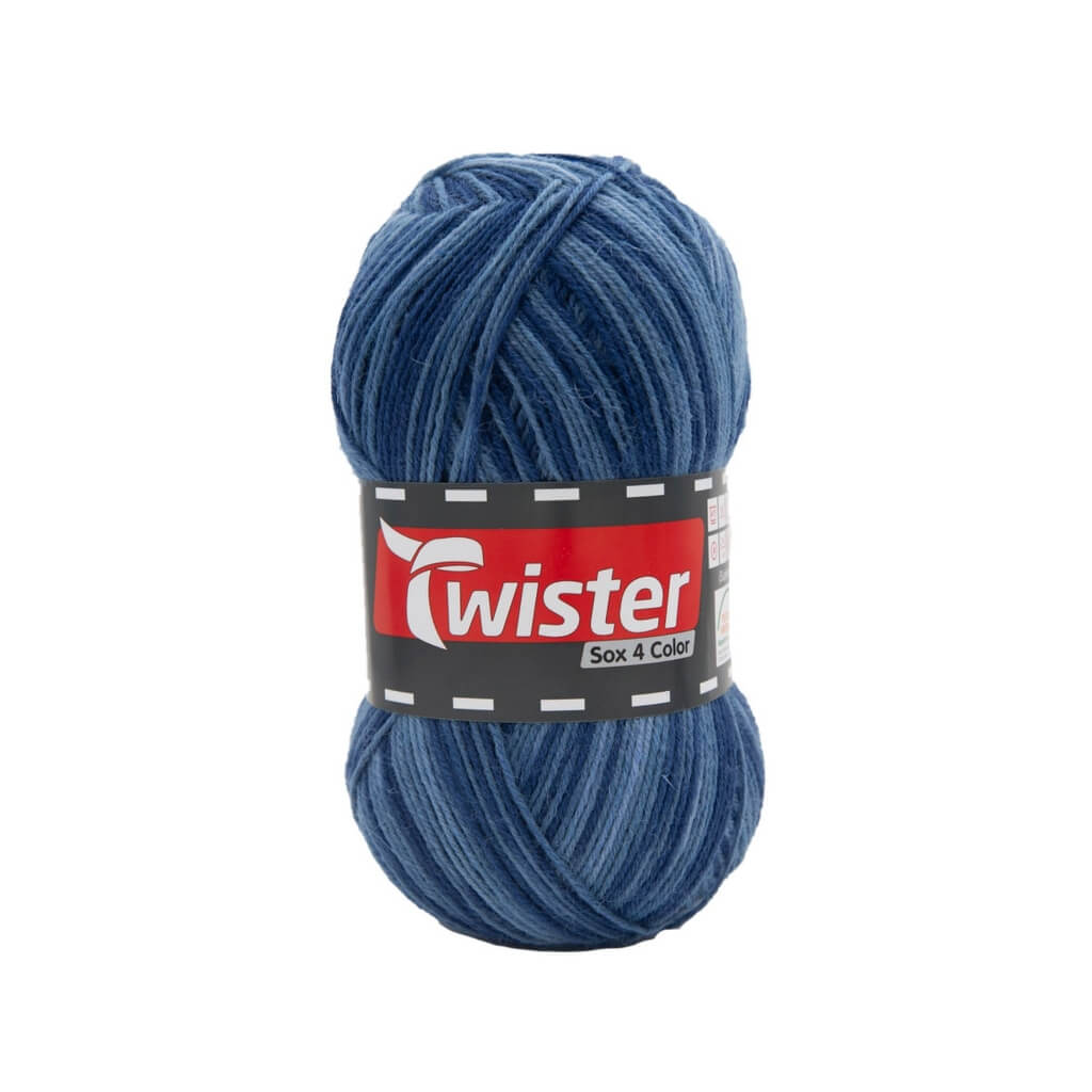 Twister Sox Color, Farbe 158 D Jeans Mult – Polyamid und Schurwolle bei Lieblingsgarn
