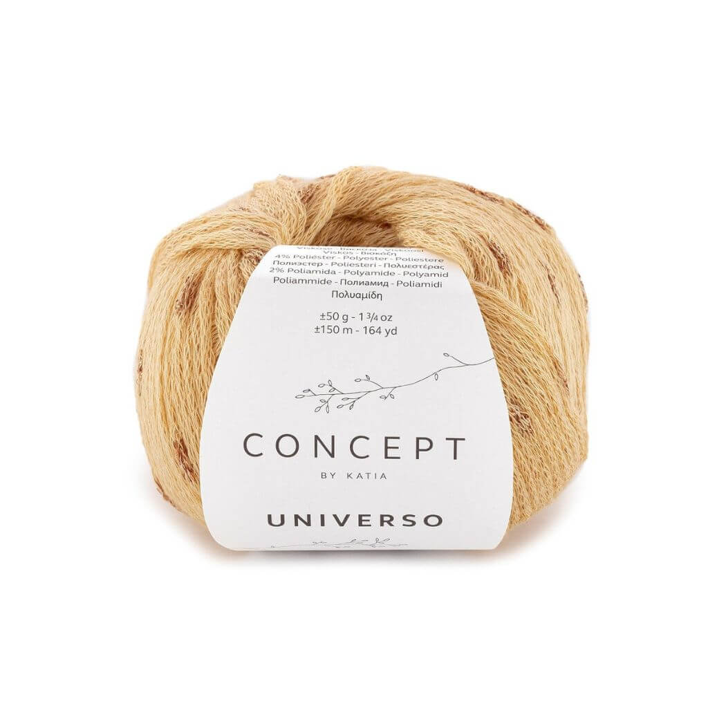 Katia Concept Universo, Farbe 54 Pfirsich Kupfer – Synthetik und Viskose bei Lieblingsgarn