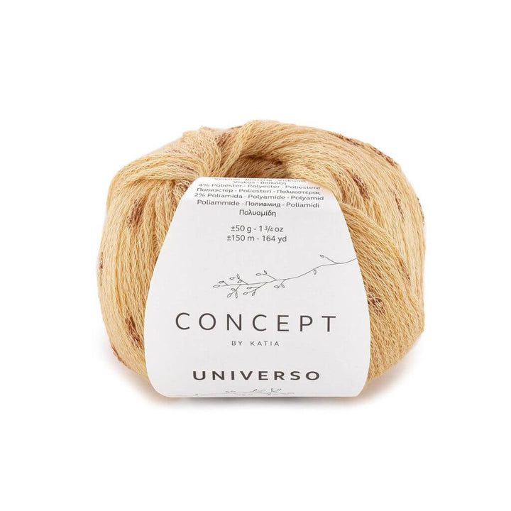 Katia Concept Universo, Farbe 54 Pfirsich Kupfer – Synthetik und Viskose bei Lieblingsgarn