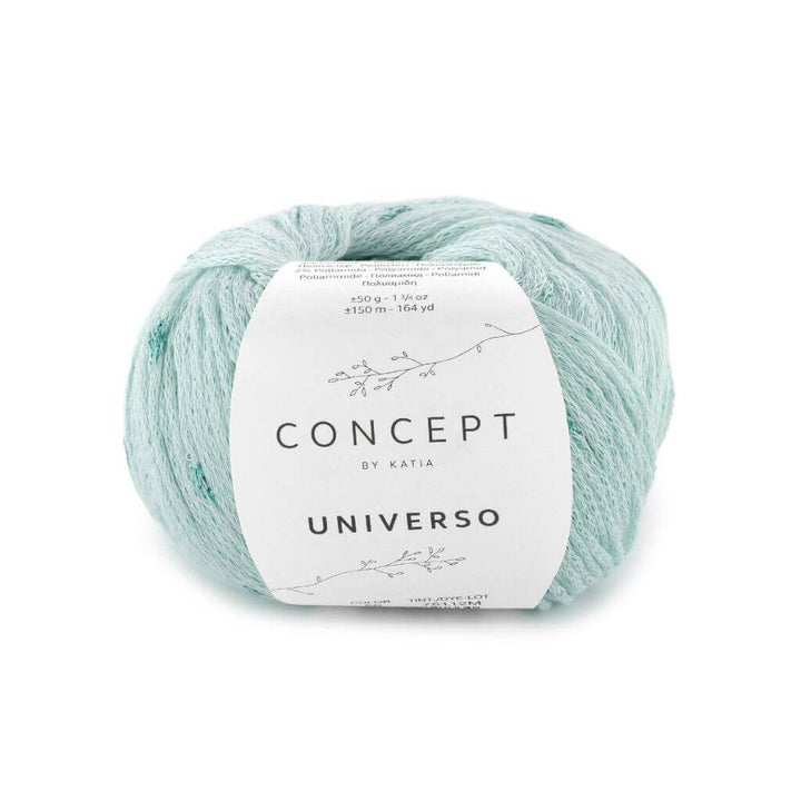 Katia Concept Universo, Farbe 56 Wasserblau – Synthetik und Viskose bei Lieblingsgarn