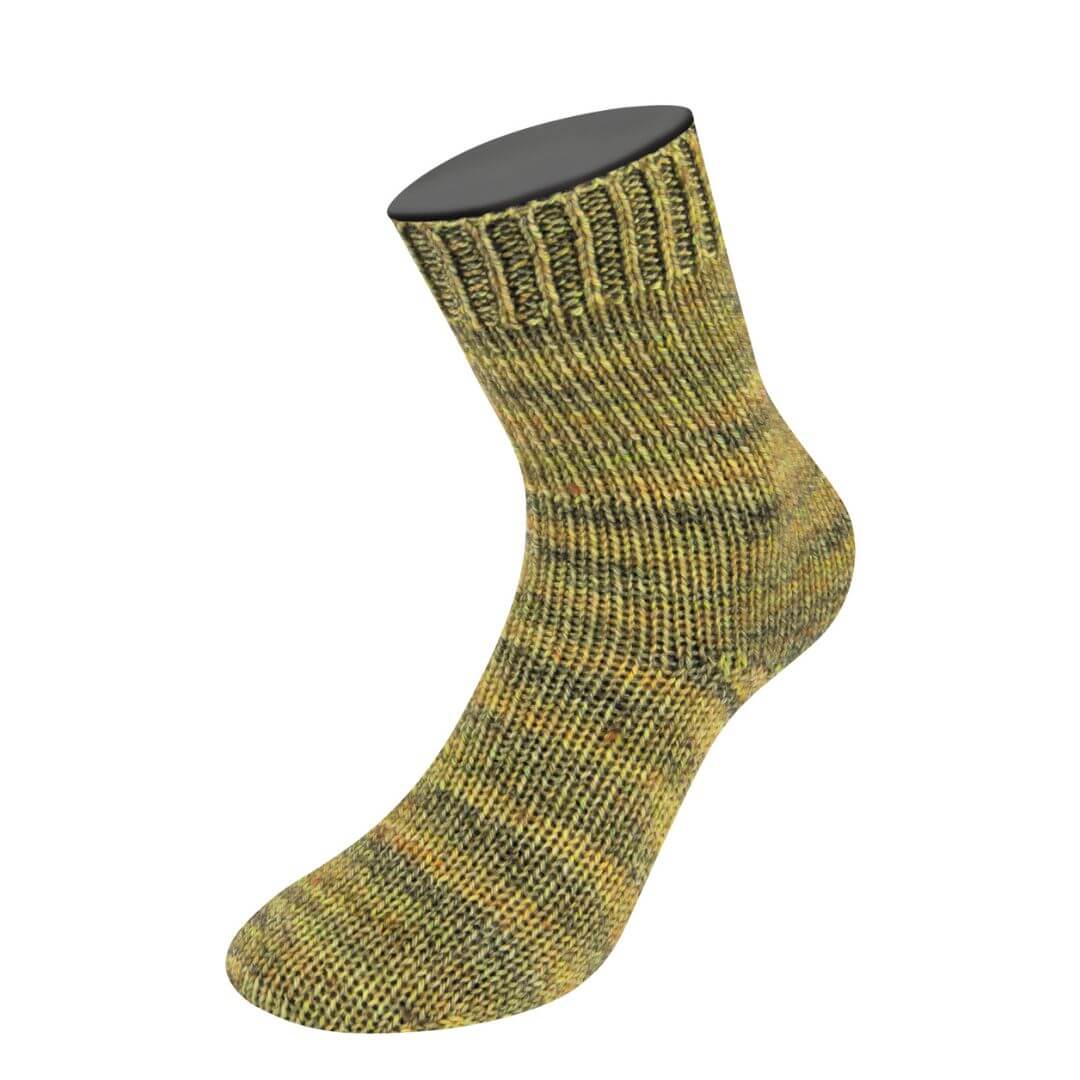 Lana Grossa 1001 - Beige/Gelbgrün/Khaki/Graugrün meliert Lana Grossa Vintage Socks bei bei bei bei bei bei Lieblingsgarn