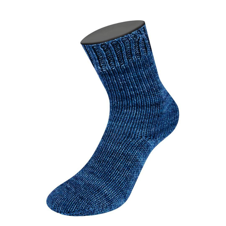 Lana Grossa Vintage Socks, Farbe 1005 Jeans/Grau /Dunkelblau meliert – Schurwolle und Synthetik bei Lieblingsgarn