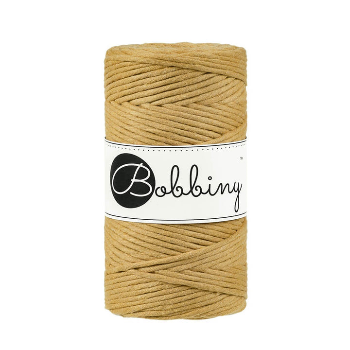Bobbiny Makramee Garn 3mm, Farbe Mustard – Baumwolle bei Lieblingsgarn