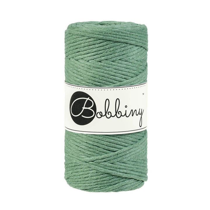 Bobbiny Makramee Garn 3mm, Farbe Eucalyptus Green – Baumwolle bei Lieblingsgarn
