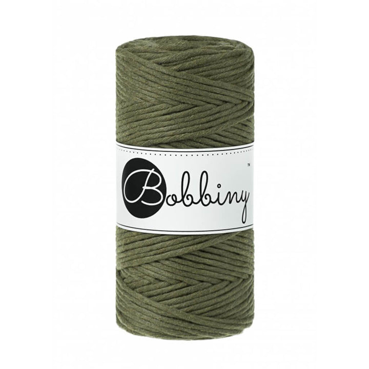Bobbiny Makramee Garn 3mm, Farbe Avocado – Baumwolle bei Lieblingsgarn