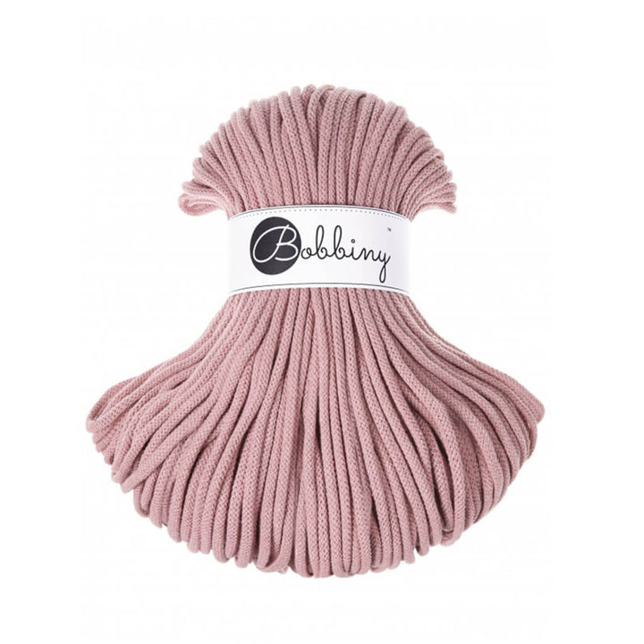 Bobbiny Premium Kordel 5mm x 100 Meter, Farbe Blush – Baumwolle bei Lieblingsgarn