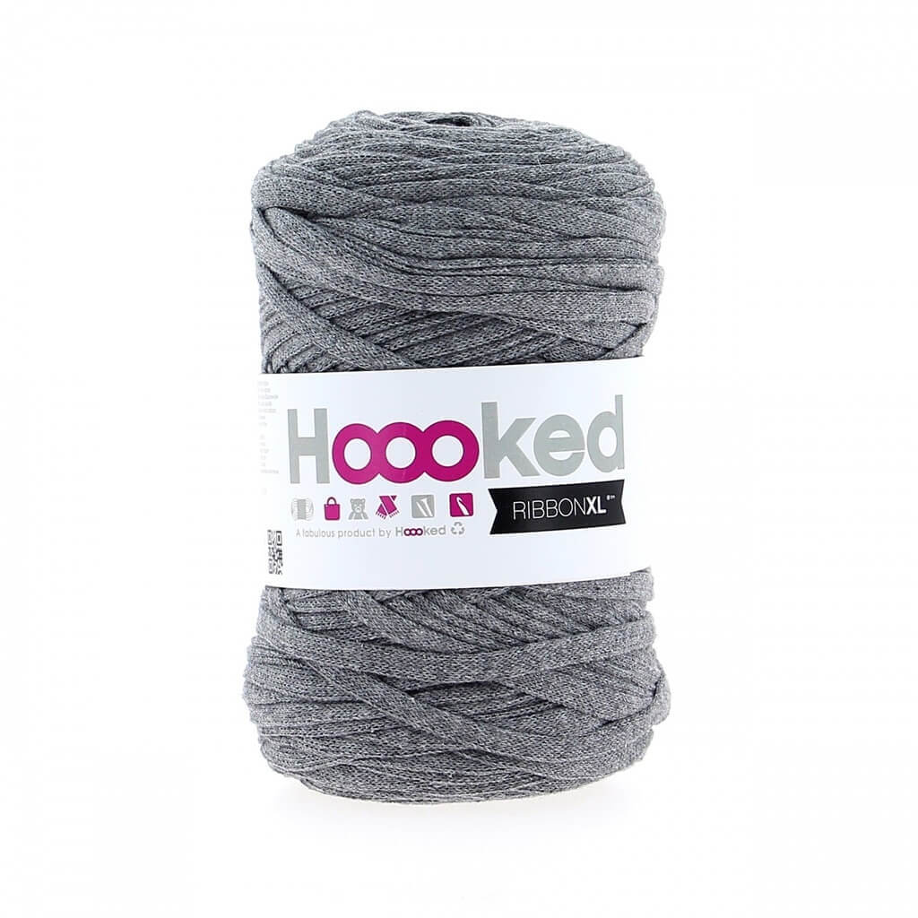 Hoooked RibbonXL, Farbe Stone Grey – Baumwolle bei Lieblingsgarn