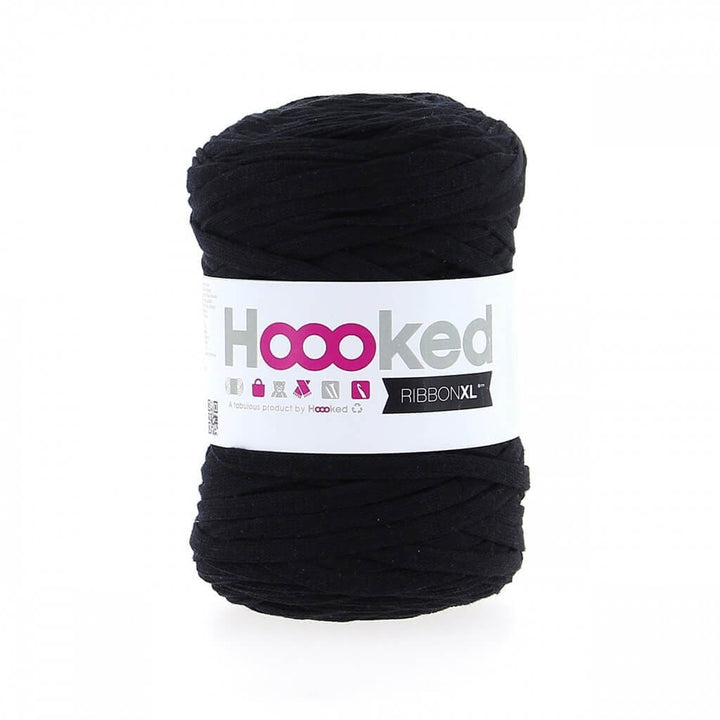 Hoooked RibbonXL, Farbe Black Night – Baumwolle bei Lieblingsgarn
