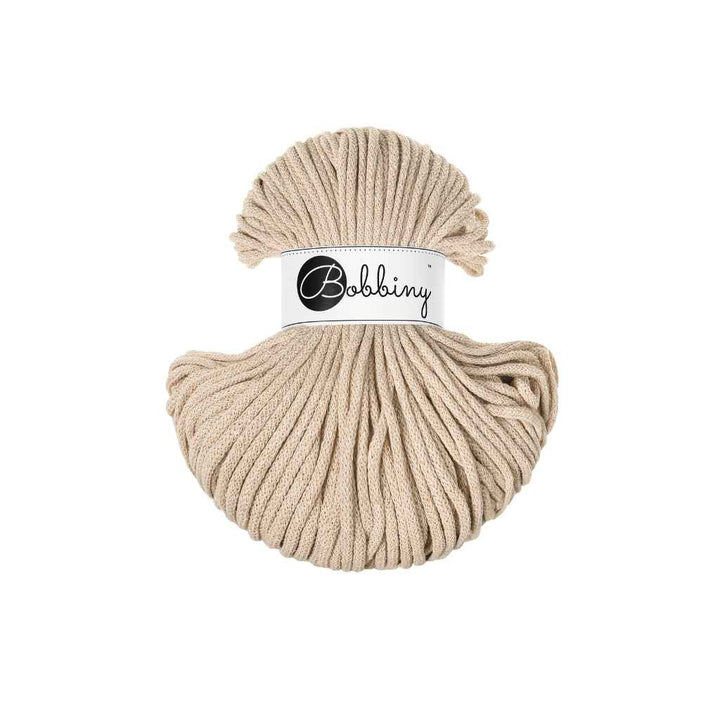 Bobbiny Classic Kordel 4mm x 100m, Farbe Warm Beige bei Lieblingsgarn