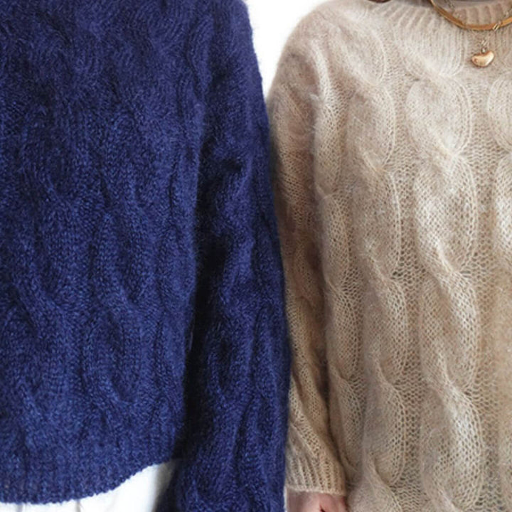 wemadewardrobe Bluse Louise Blouse Strickanleitung - wemadewardrobe (PDF) bei bei bei bei Lieblingsgarn