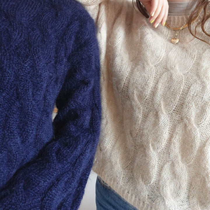 wemadewardrobe Bluse Louise Blouse Strickanleitung - wemadewardrobe (PDF) bei bei bei bei Lieblingsgarn