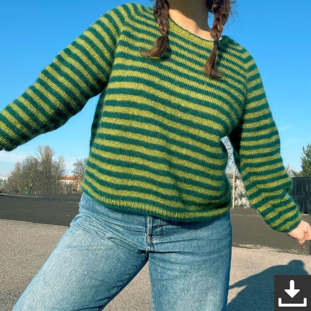wemadewardrobe Bluse Mollie Blouse Strickanleitung - wemadewardrobe (PDF) bei bei bei bei Lieblingsgarn