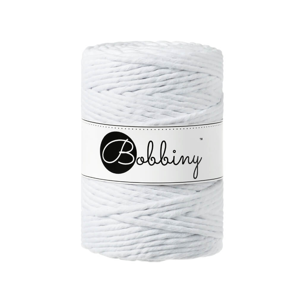 Bobbiny White Bobbiny Makramee Garn 5 mm x 100 m Lieblingsgarn