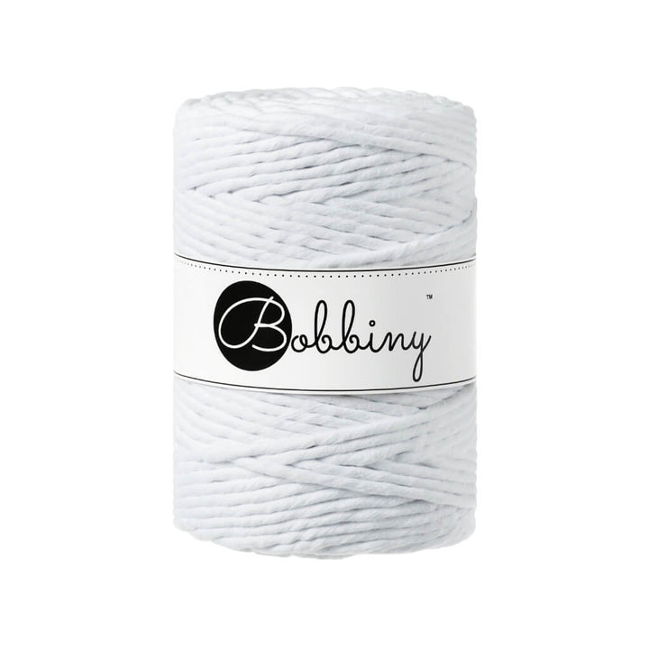 Bobbiny White Bobbiny Makramee Garn 5 mm x 100 m Lieblingsgarn