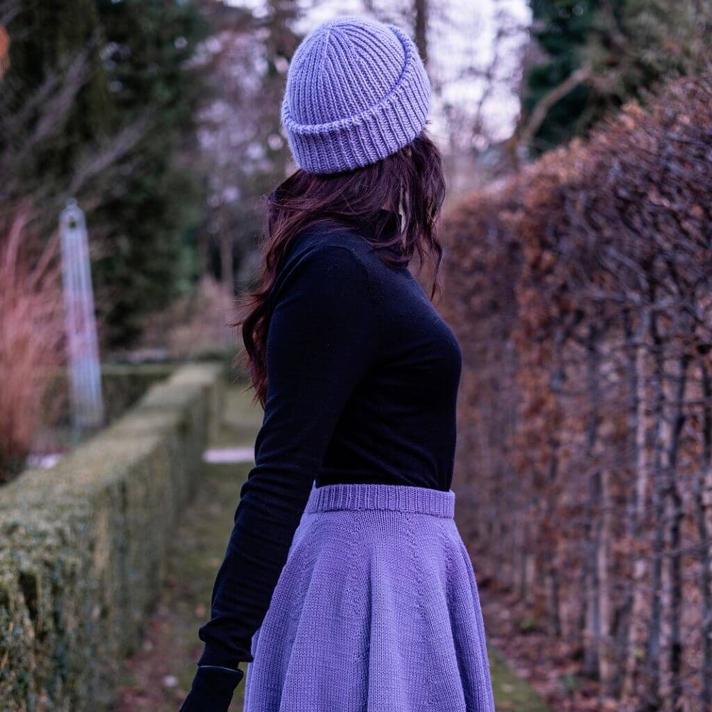 Wisteria Knitting Pattern Blissful Beanie Strickanleitung - Wisteria Knitting (PDF) bei bei bei bei Lieblingsgarn