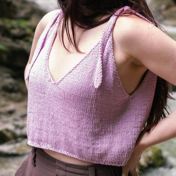 Wisteria Knitting Pattern Bowline Top Strickanleitung - Wisteria Knitting (PDF) bei bei bei bei Lieblingsgarn