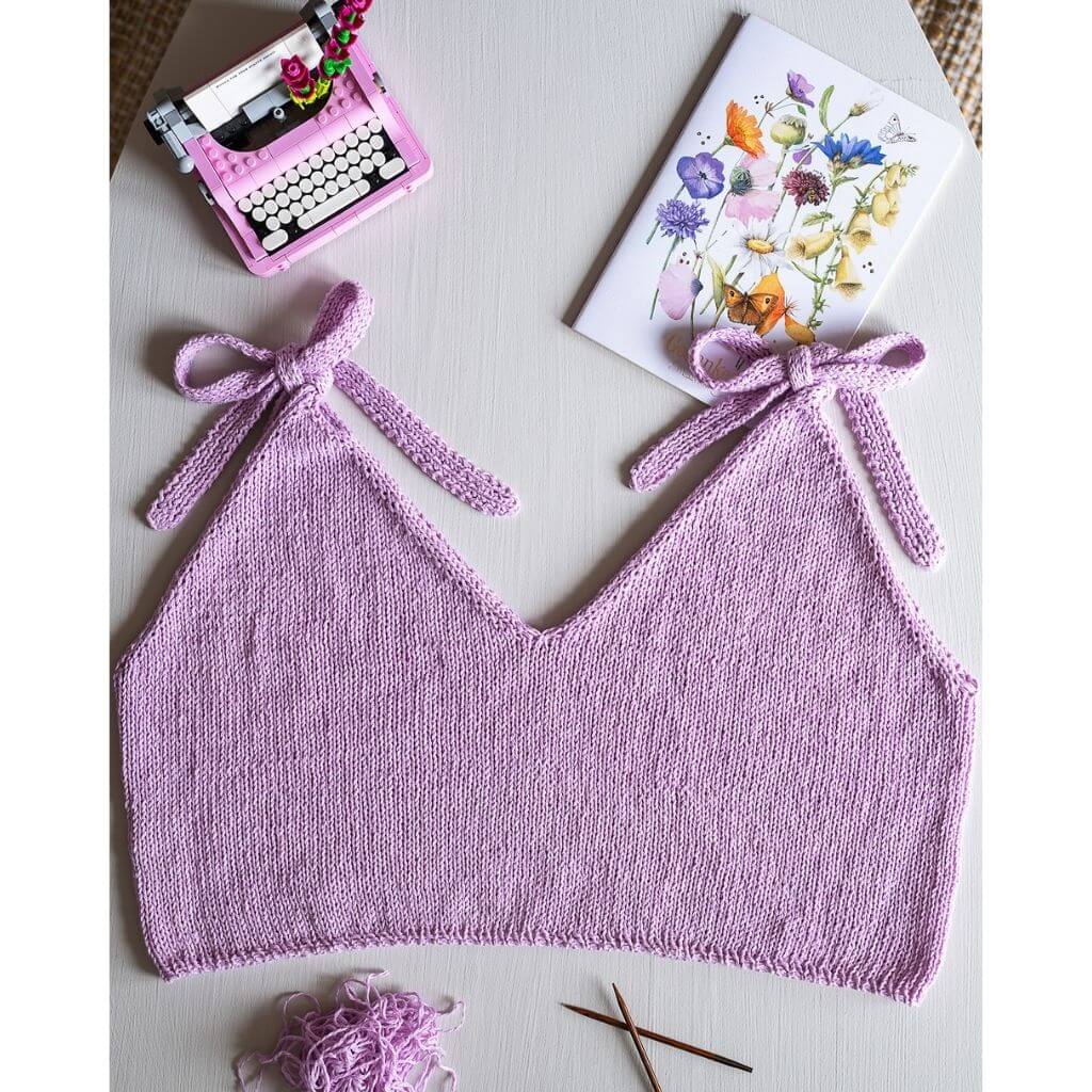 Wisteria Knitting Pattern Bowline Top Strickanleitung - Wisteria Knitting (PDF) bei bei bei bei Lieblingsgarn
