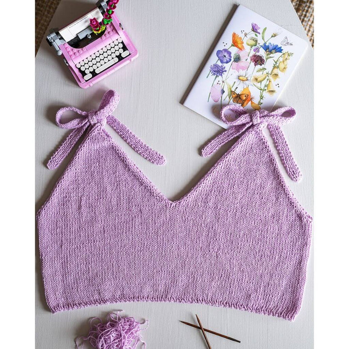 Wisteria Knitting Pattern Bowline Top Strickanleitung - Wisteria Knitting (PDF) bei bei bei bei Lieblingsgarn