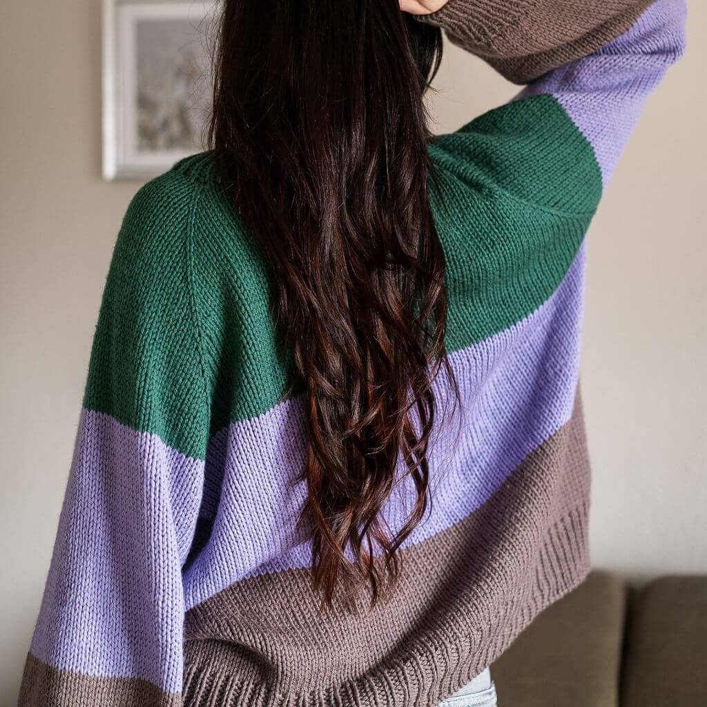 Wisteria Knitting Pattern Horizon Sweater Strickanleitung - Wisteria Knitting (PDF) Lieblingsgarn