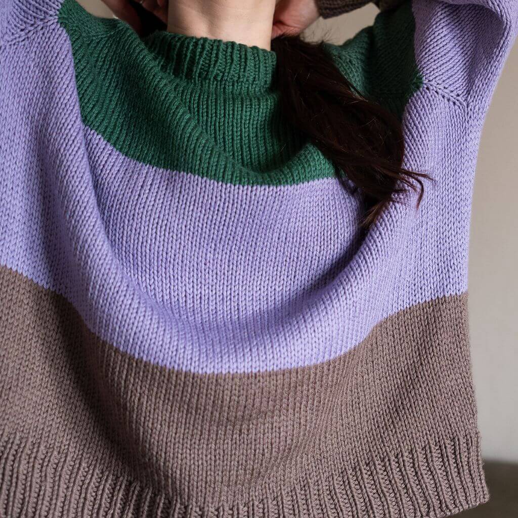 Wisteria Knitting Pattern Horizon Sweater Strickanleitung - Wisteria Knitting (PDF) Lieblingsgarn