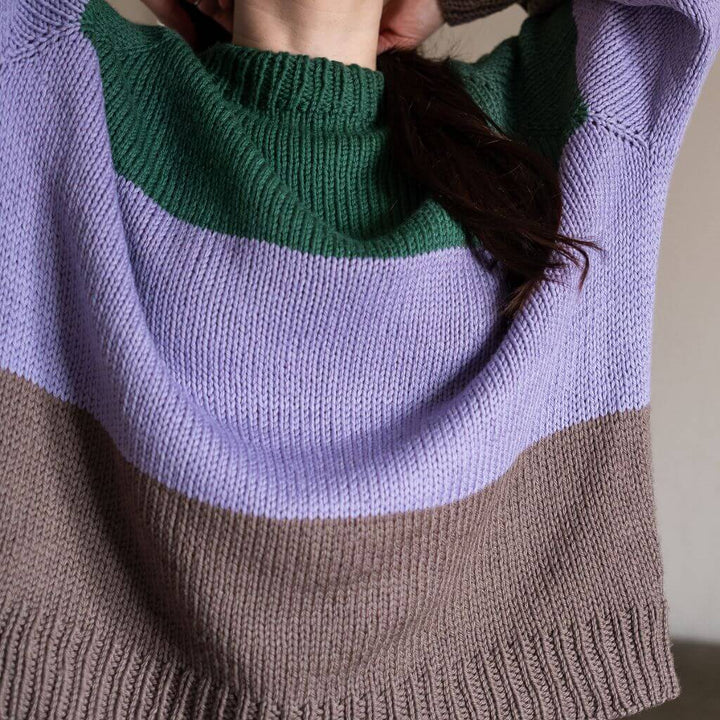 Wisteria Knitting Pattern Horizon Sweater Strickanleitung - Wisteria Knitting (PDF) Lieblingsgarn