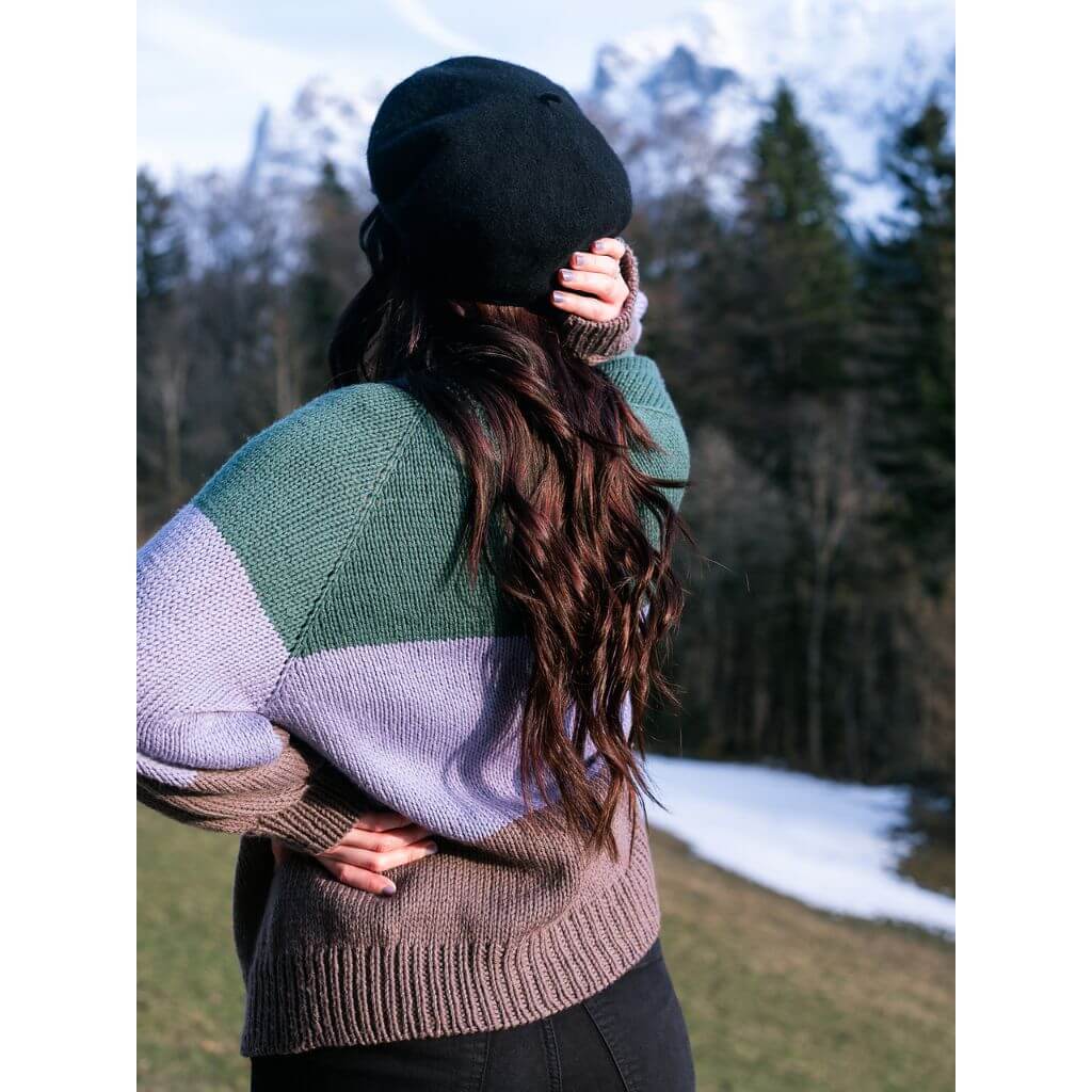 Wisteria Knitting Pattern Horizon Sweater Strickanleitung - Wisteria Knitting (PDF) Lieblingsgarn