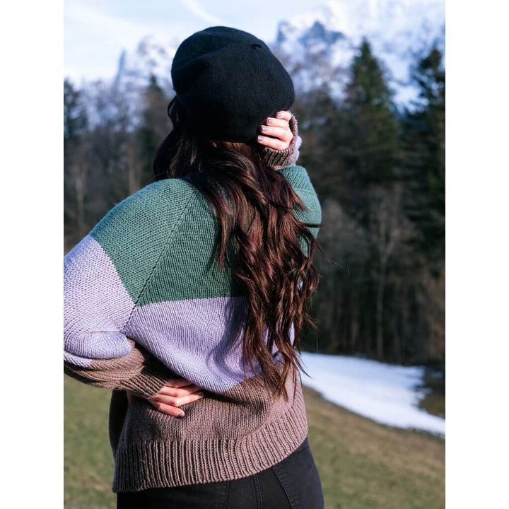 Wisteria Knitting Pattern Horizon Sweater Strickanleitung - Wisteria Knitting (PDF) Lieblingsgarn