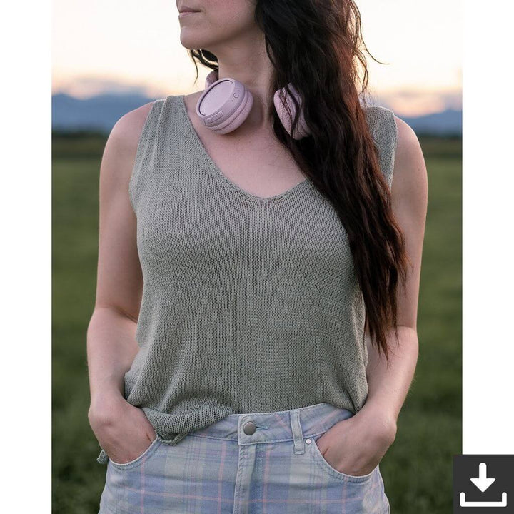 Wisteria Knitting Pattern Mistral Top Strickanleitung - Wisteria Knitting (PDF) bei bei bei bei Lieblingsgarn