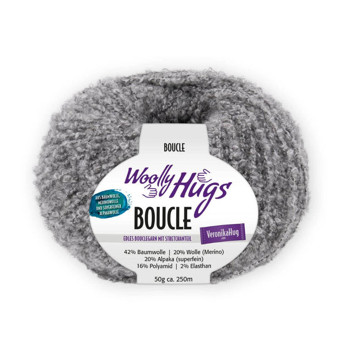 Woolly Hugs Bouclé, Farbe 95 – Alpaka, Baumwolle und Merino bei Lieblingsgarn