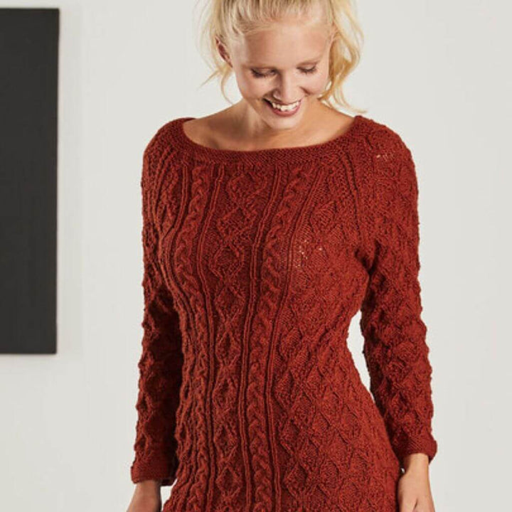 Woolly Hugs Strickkleid Eriesee Strickanleitung - Woolly Hugs (PDF) bei bei bei bei Lieblingsgarn