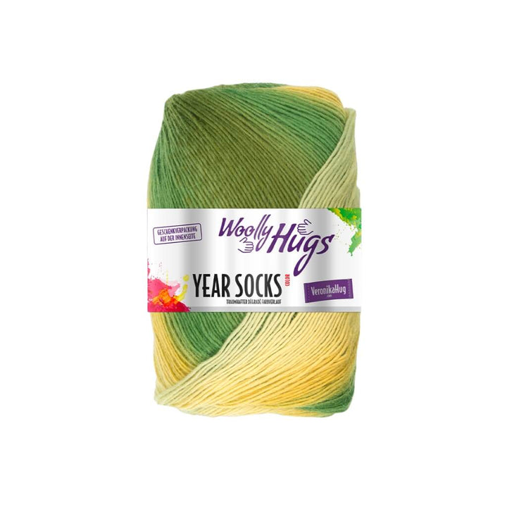 Woolly Hugs Year Socks, Farbe 15 Herbst – Schurwolle und Synthetik bei Lieblingsgarn